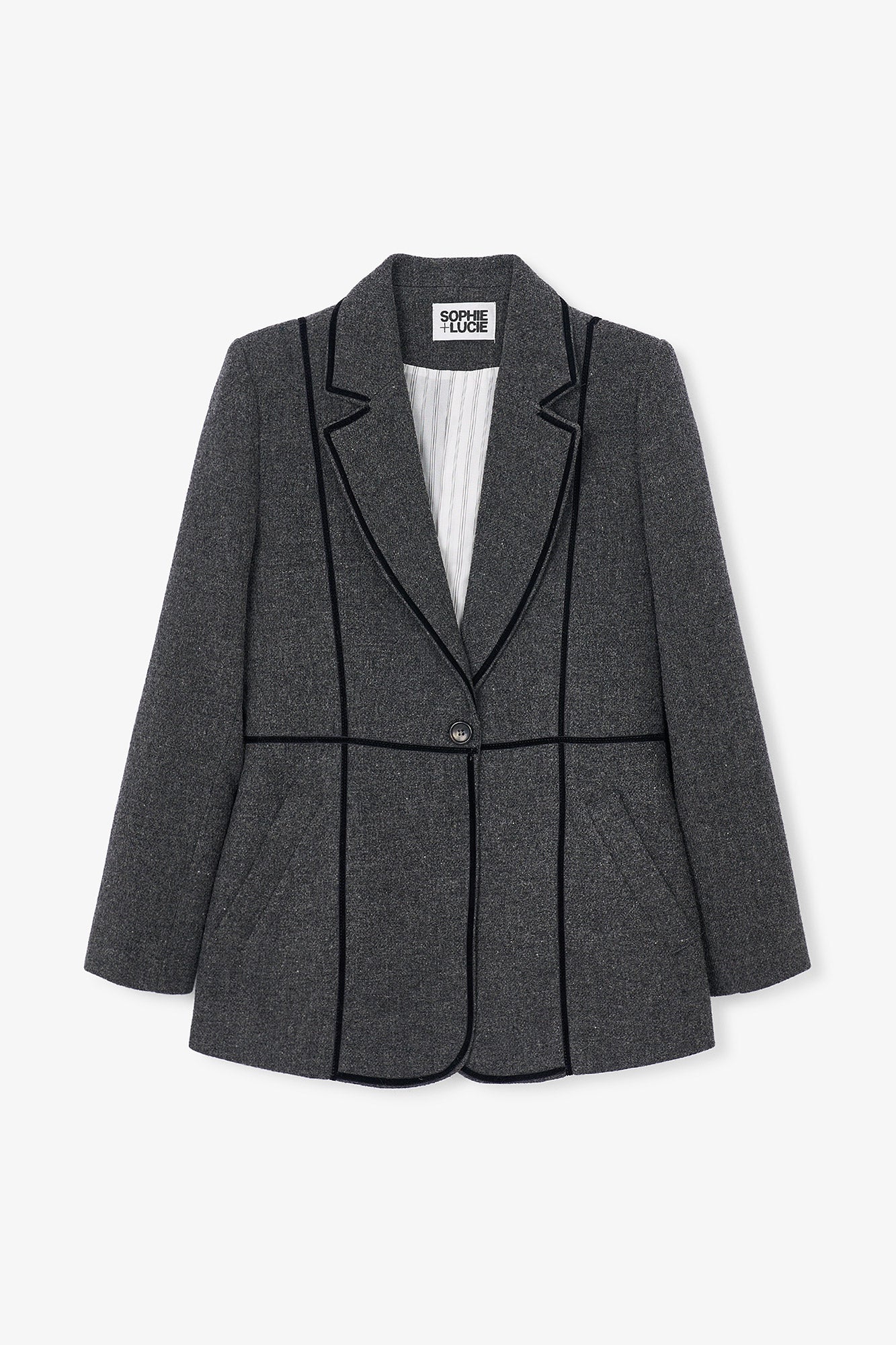 BLAZER DANDY SHETLAND MARENGO