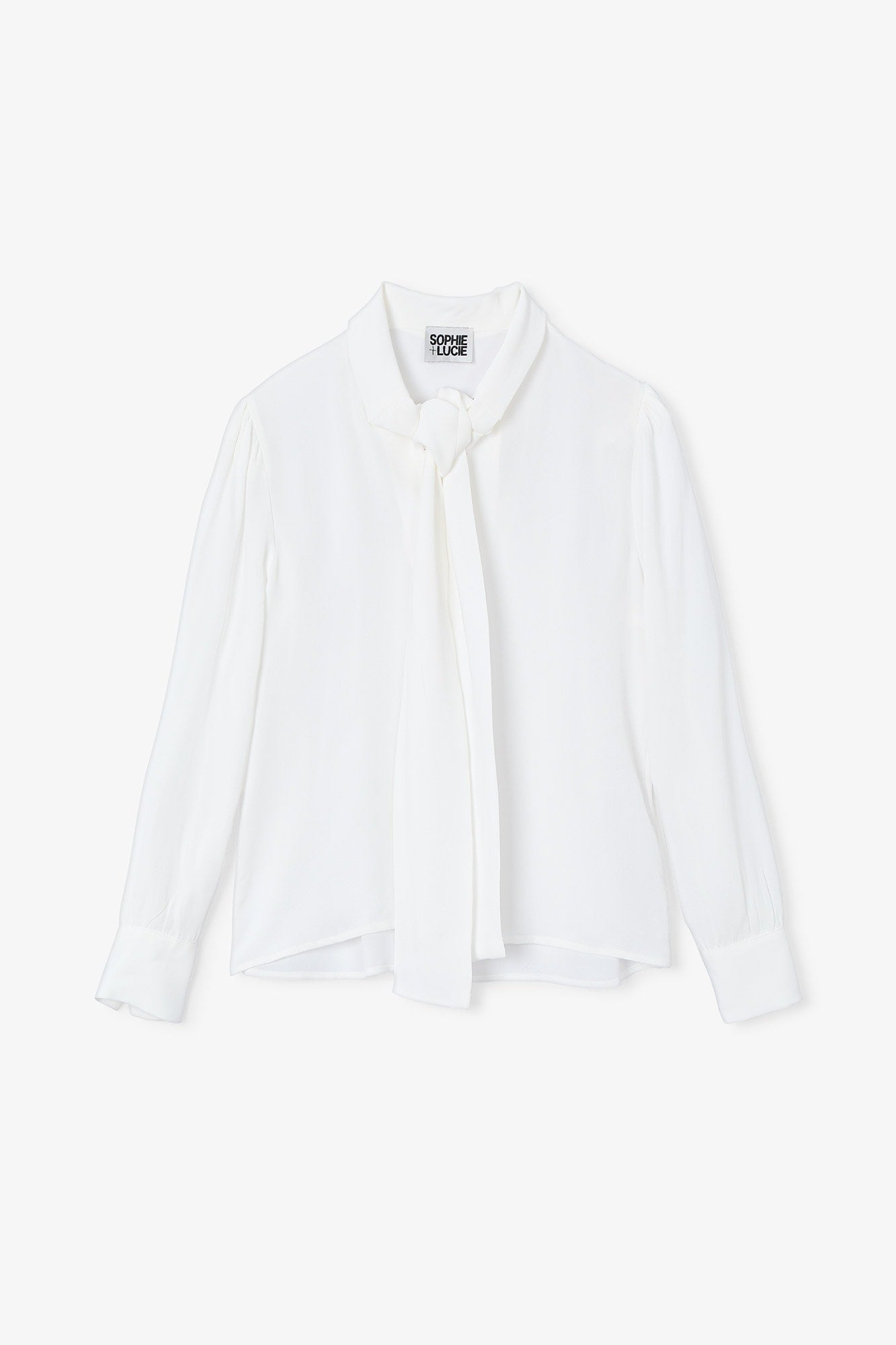 BLUSA LAZO CRESPON CRUDO