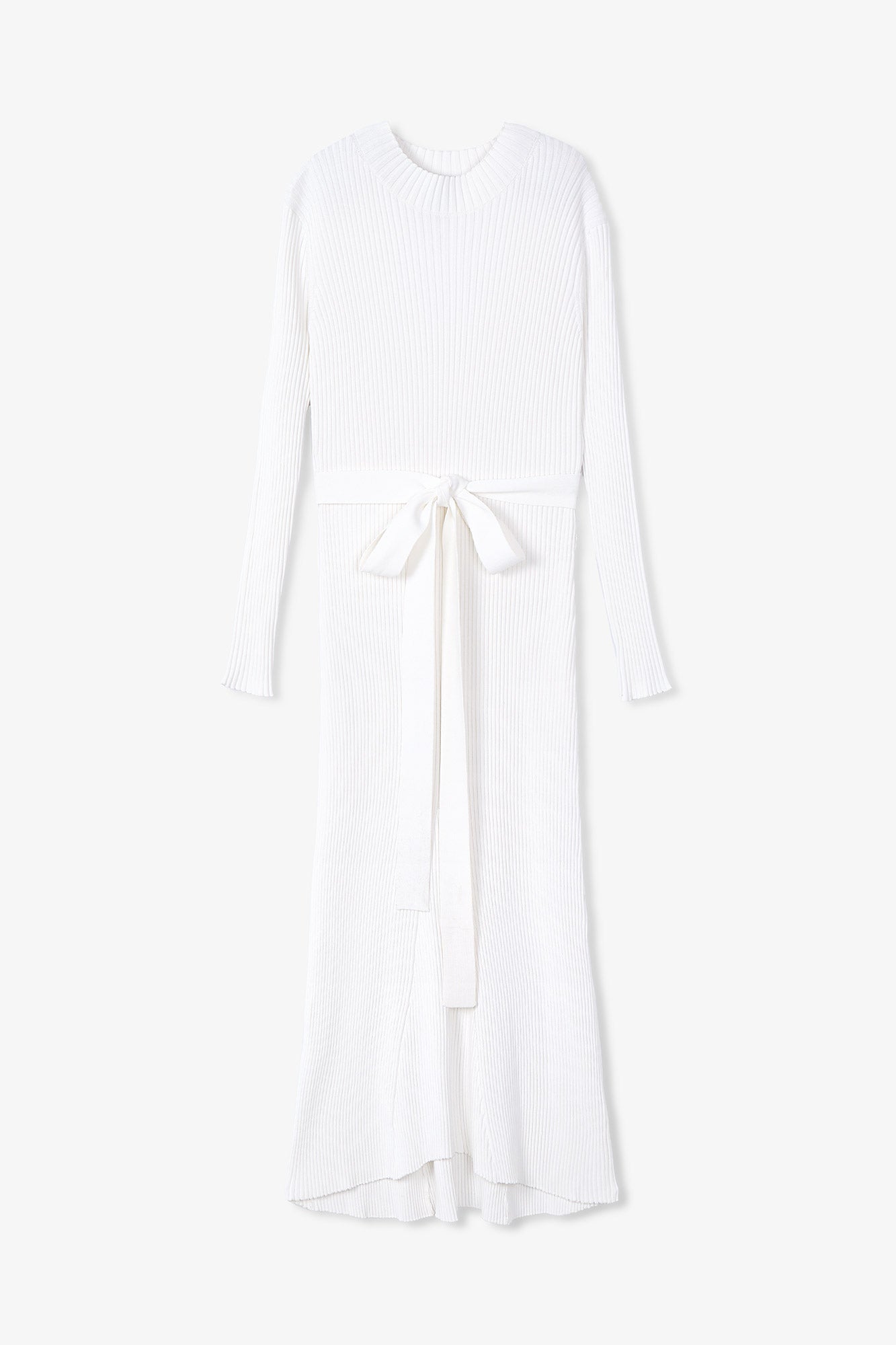 ALEJANDRA KNITTED ECRU DRESS