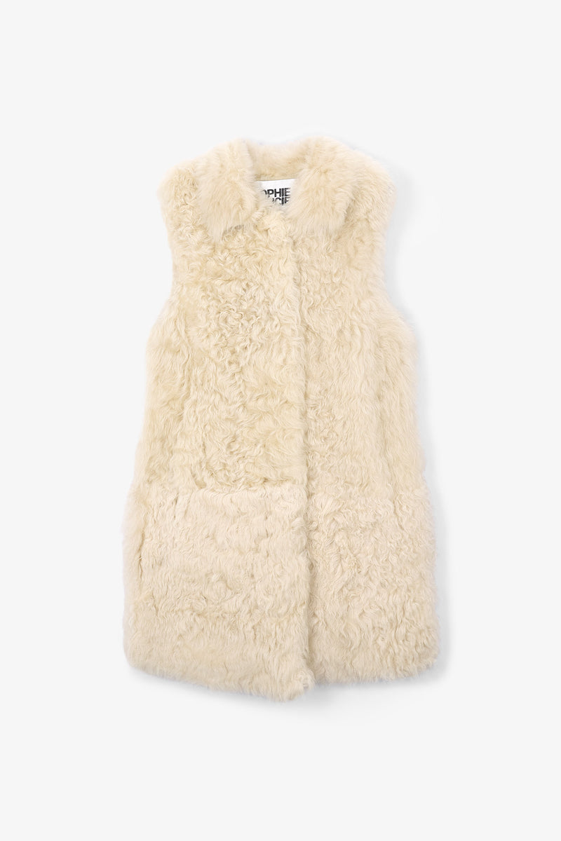 GILET COPITO PELAU ECRU