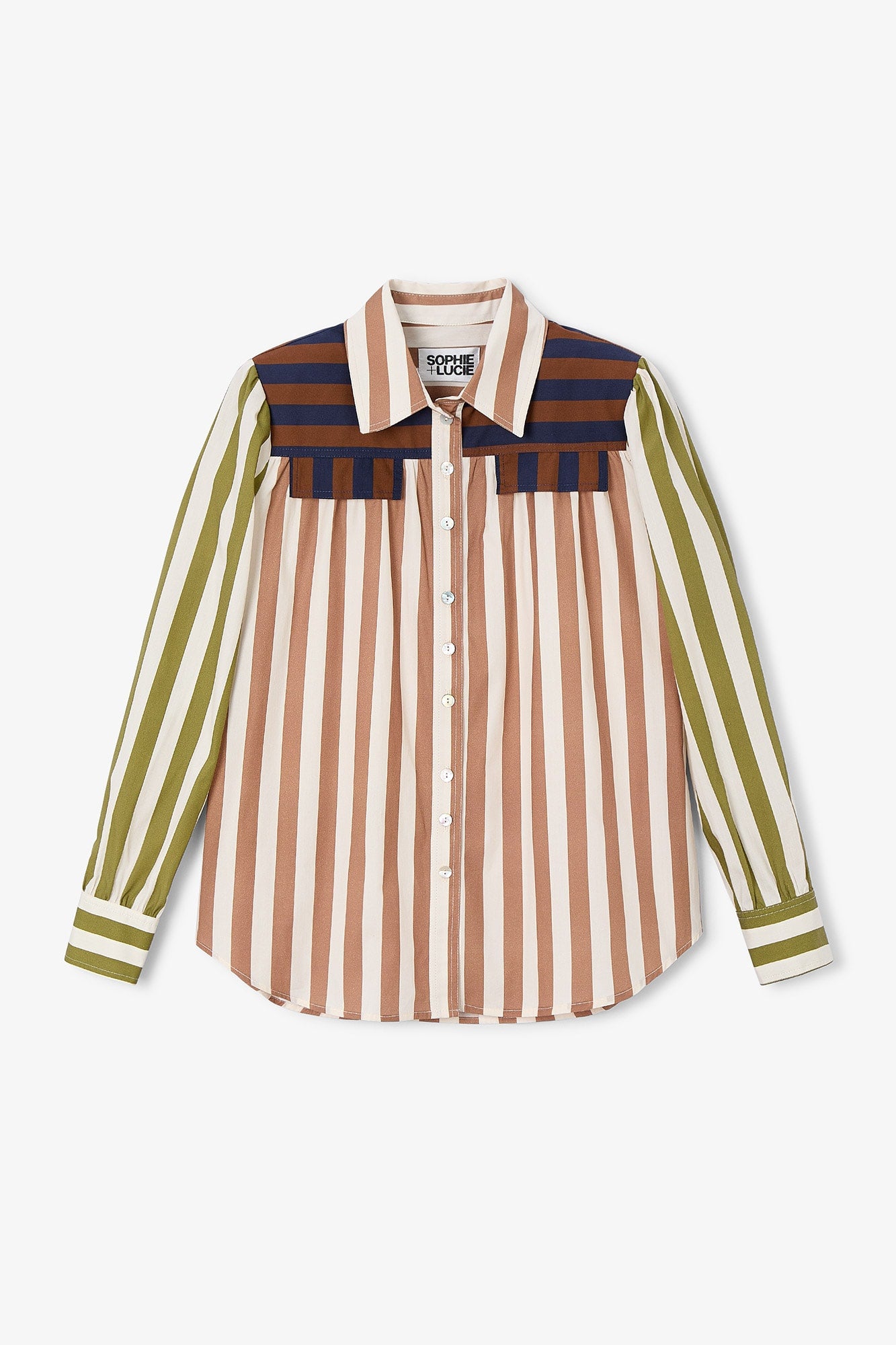 BLUSA CARLOTA RAYAS TRICOLOR