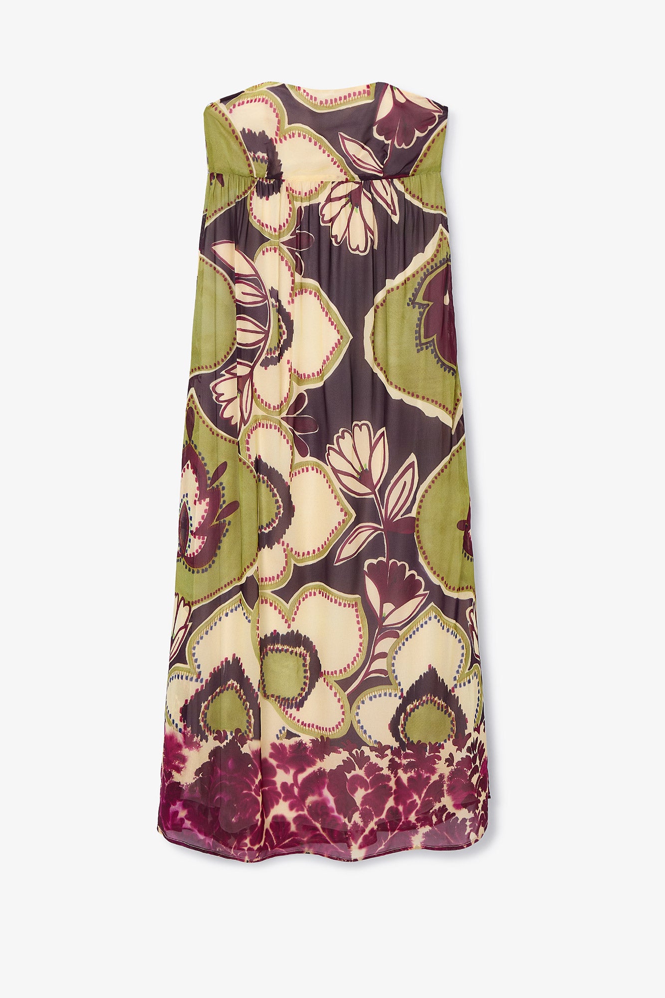 ADRI JOANA RASPBERRY DRESS