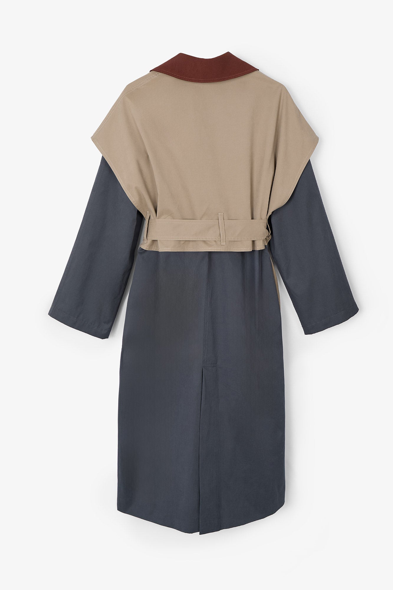 TRENCH-COAT MIX TRINCHERAS TAUPE