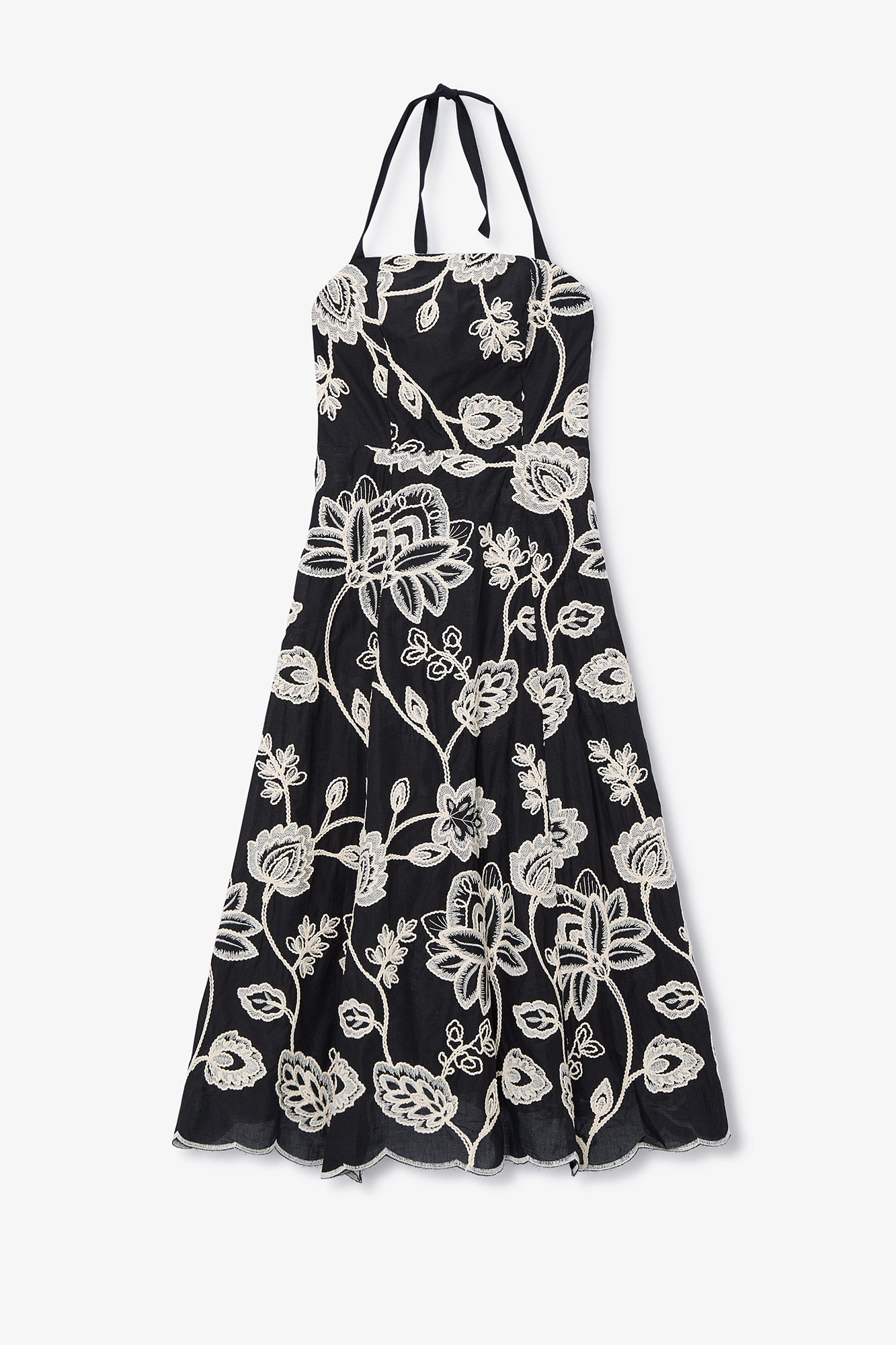 VESTIDO DIANA BORDADO NEGRO