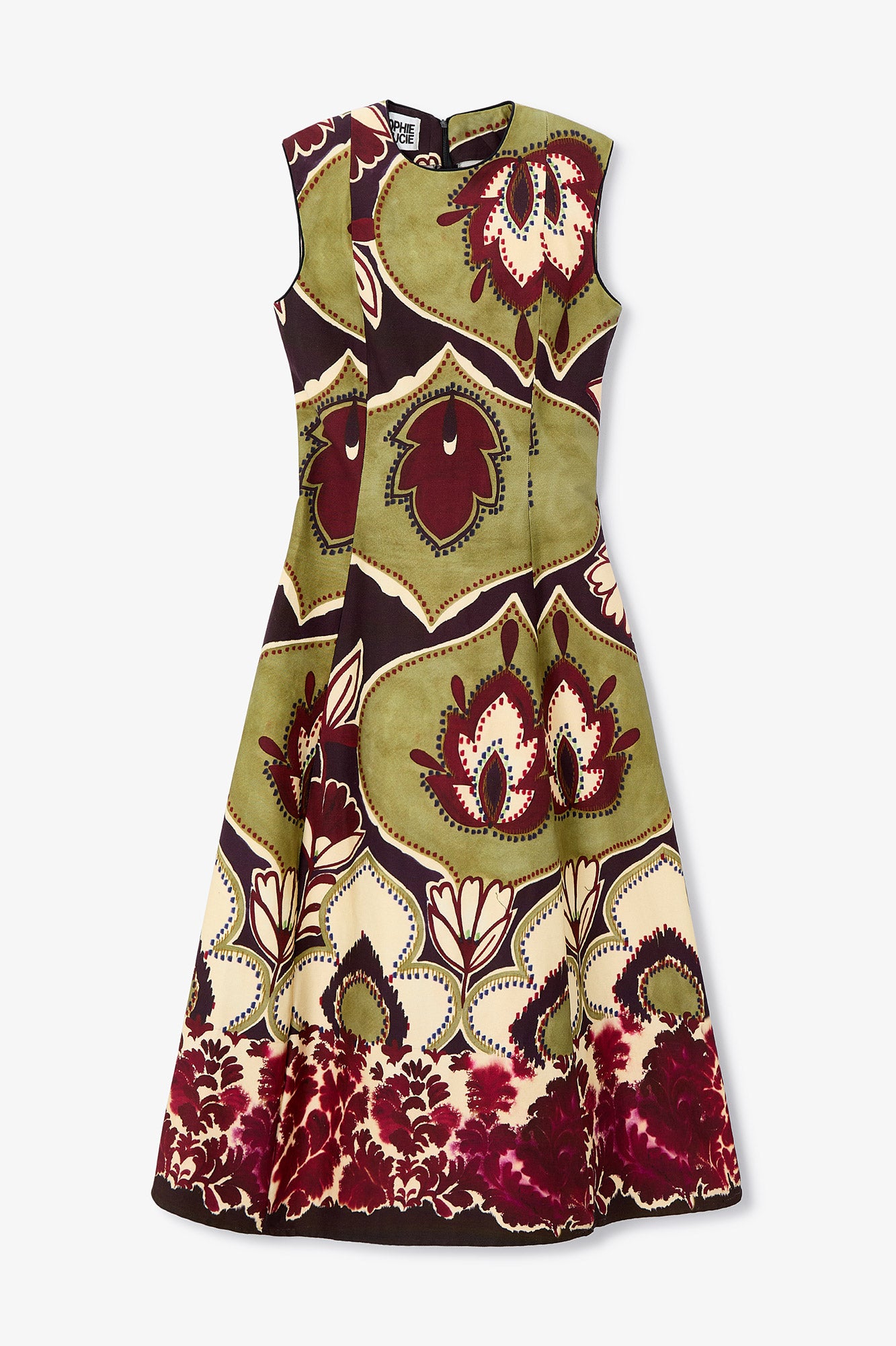 VESTIDO COLUMN JOANA FRAMBUESA