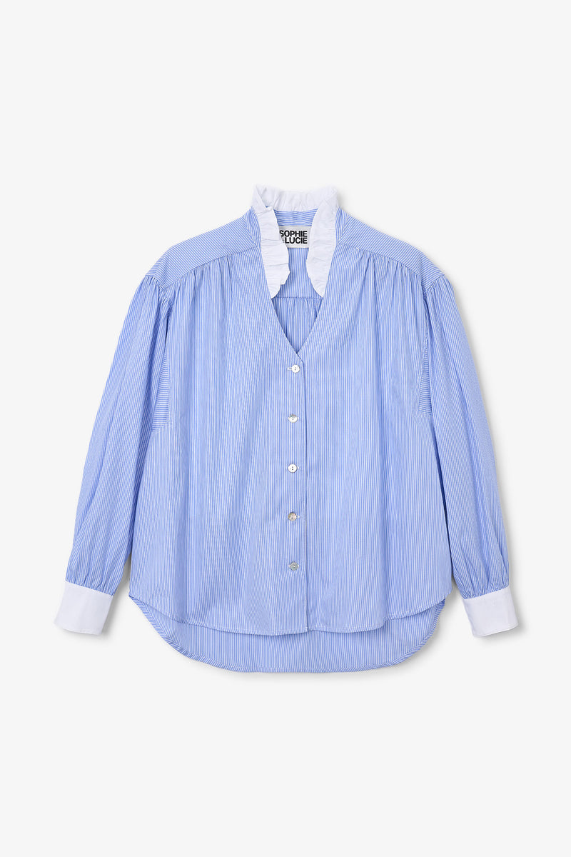 BLUSA POLI DIPLOMATICA AZUL