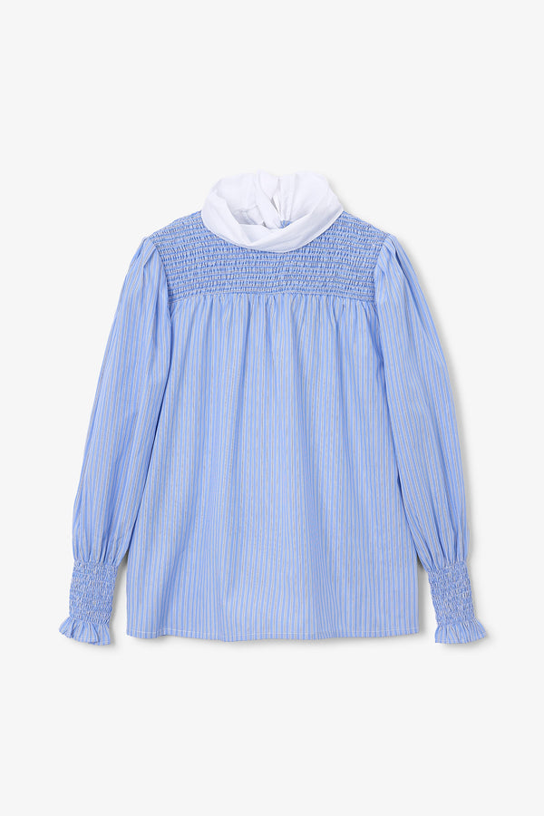 BLOUSE NIDO DIPLOMATIQUE BLEU