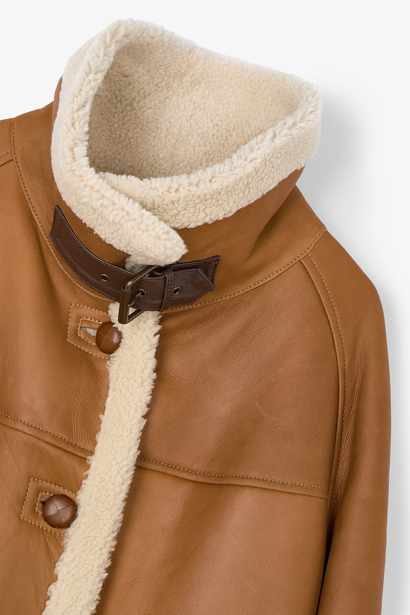 MANTEAU DE FOURRURE ALASKA CAMEL