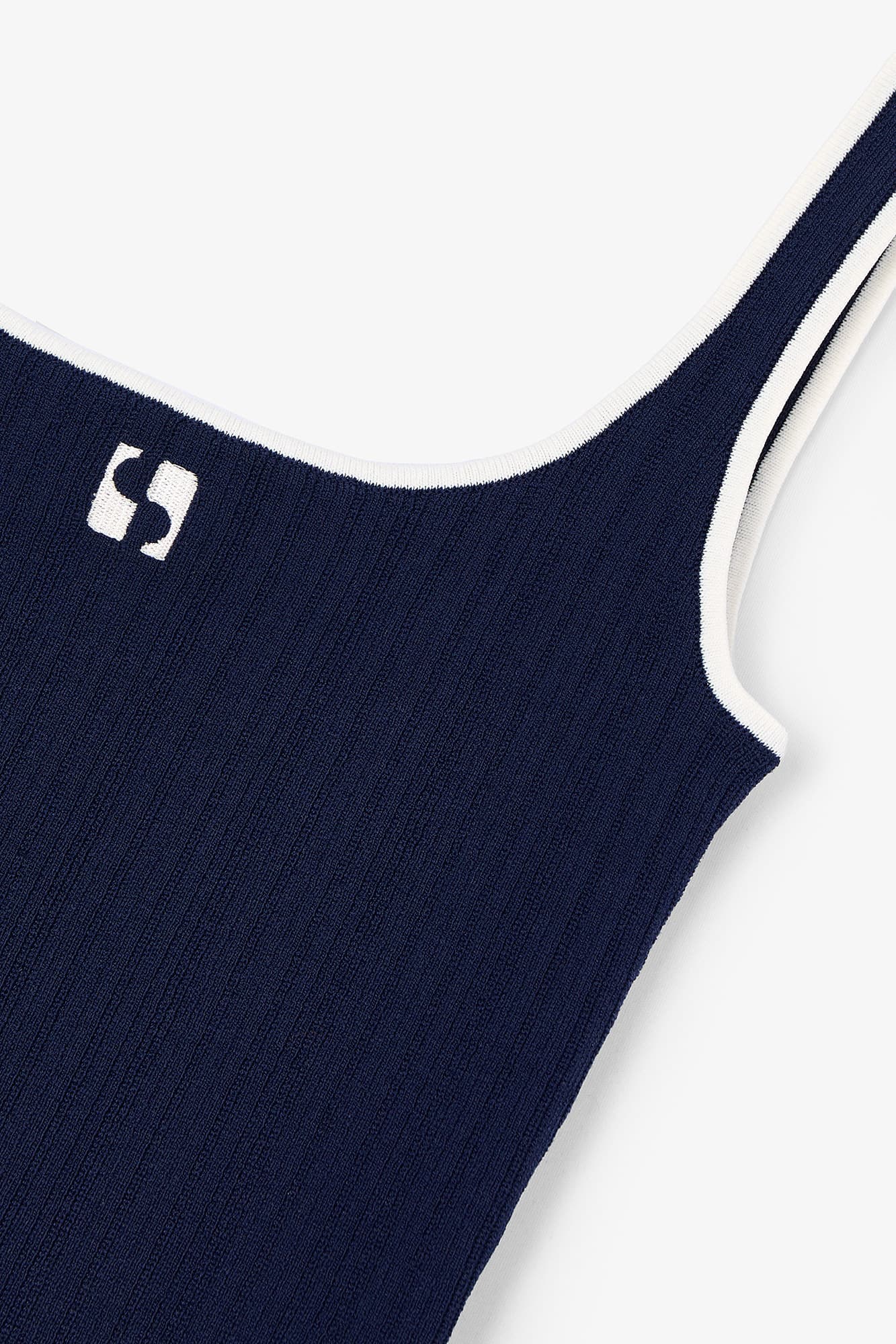 TOP MAILLE LOGO MARINE