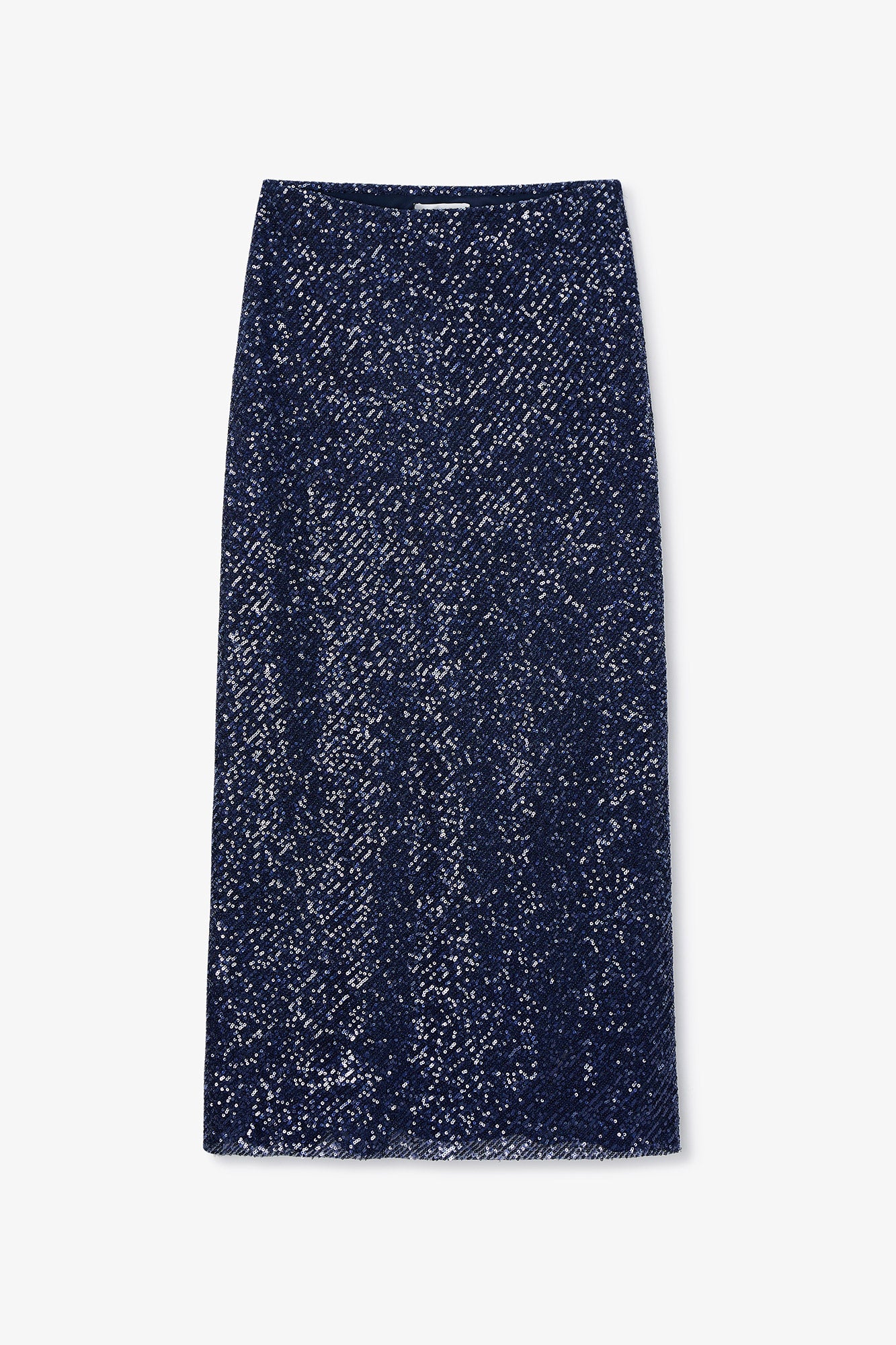 FALDA BIES LENTEJUELA MARINO