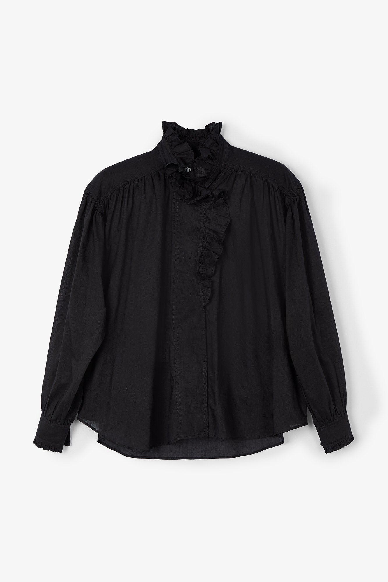 BLOUSE MARIBEL VOILE NOIR
