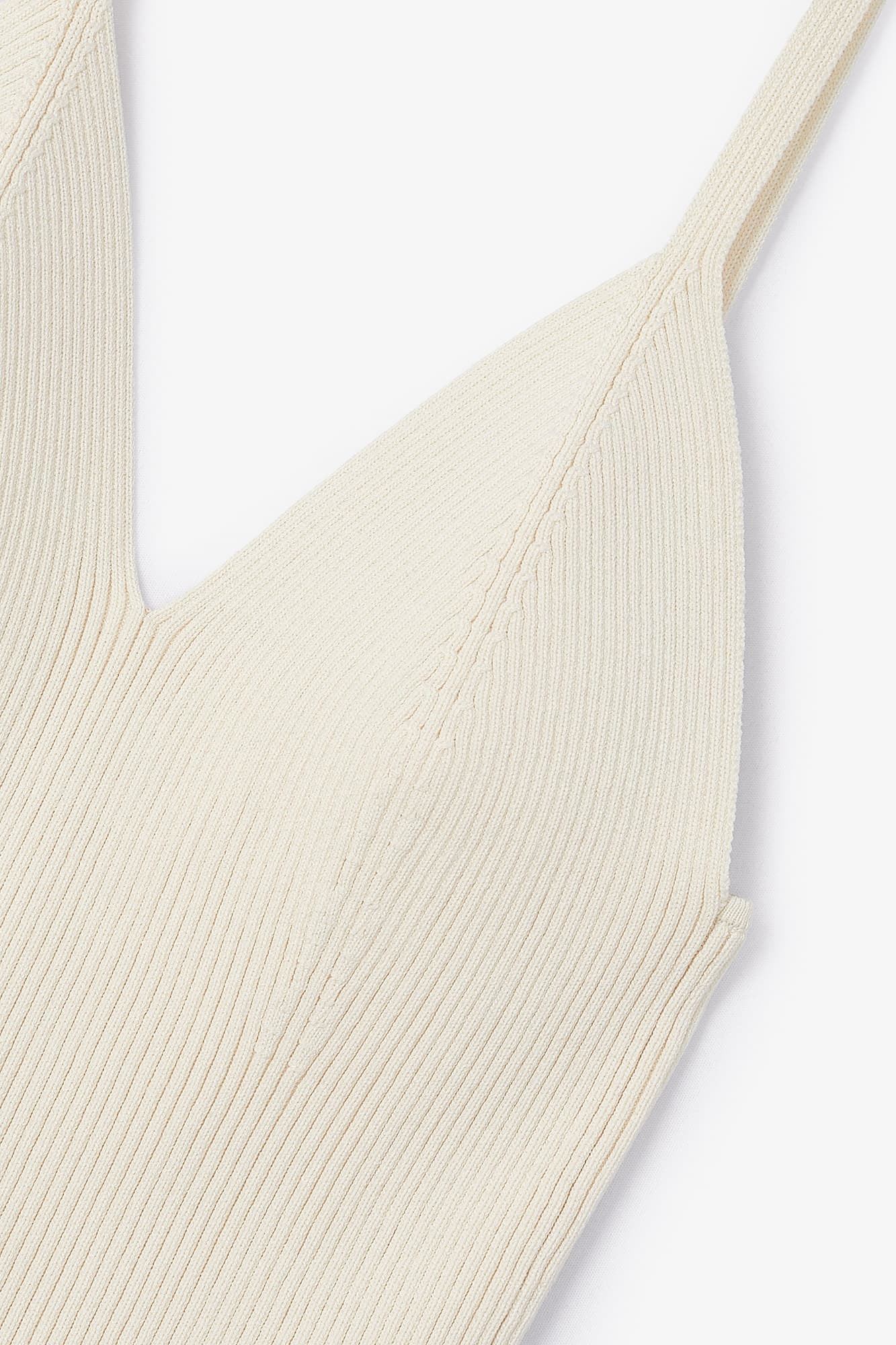 LUCIA KNITTED ECRU TOP