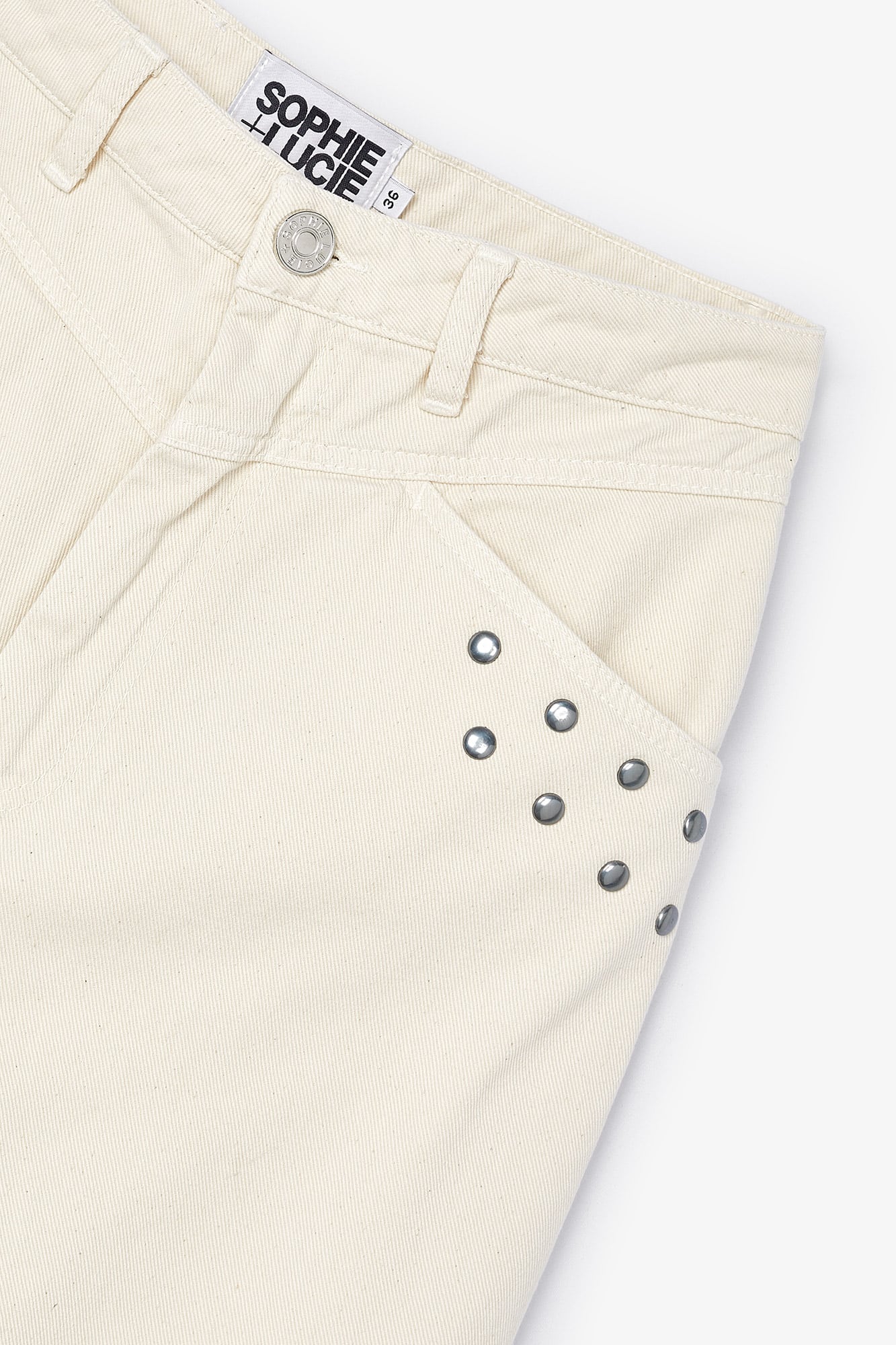 JEAN LUCCI CLOUTÉ ÉCRU