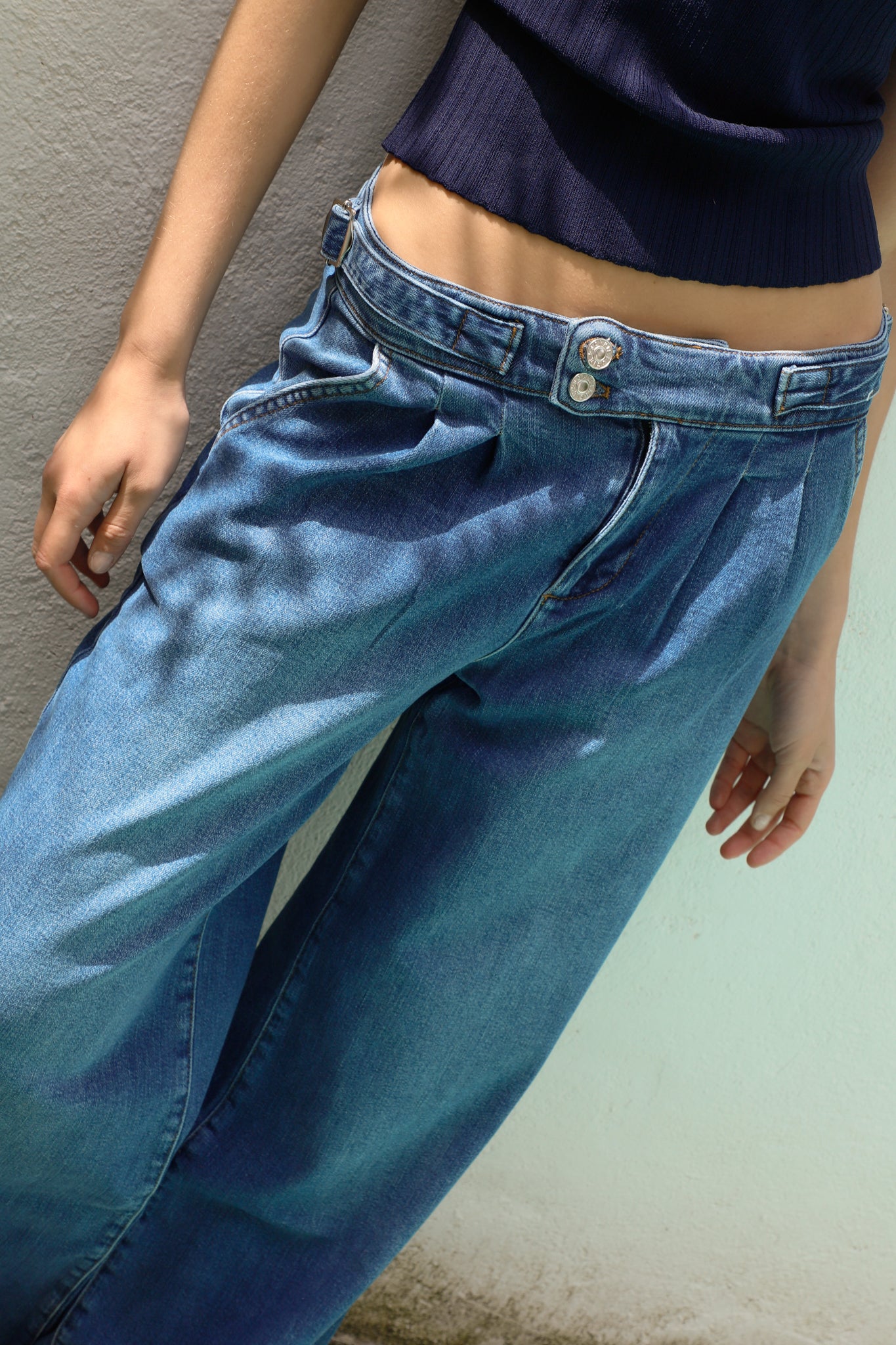 JEANS HEBILLA DENIM AZUL