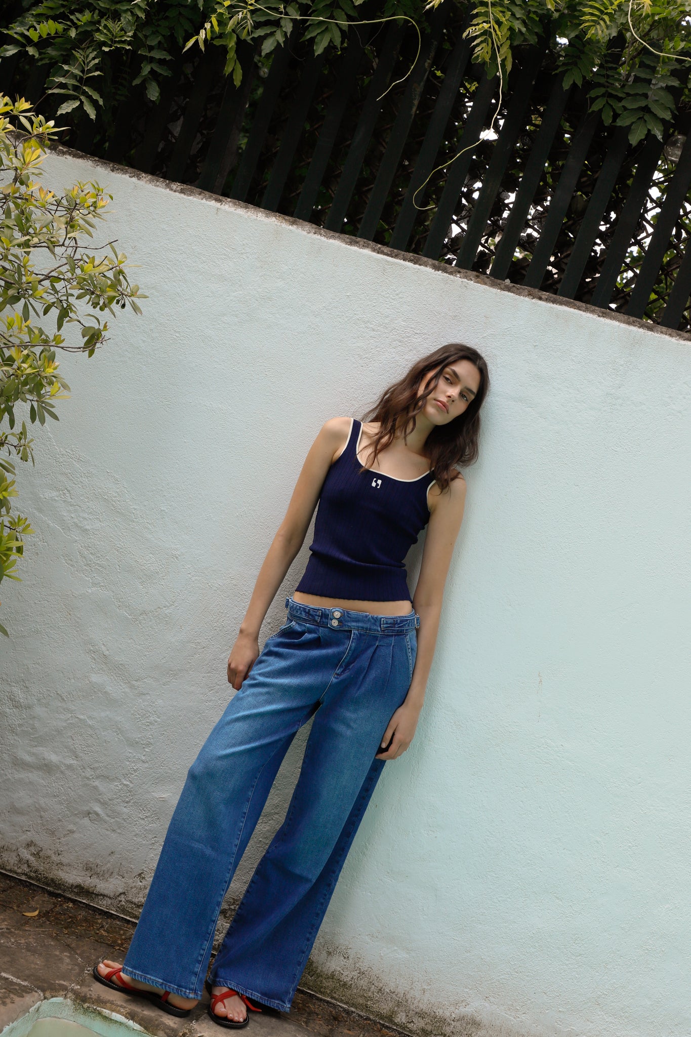 JEANS HEBILLA DENIM AZUL