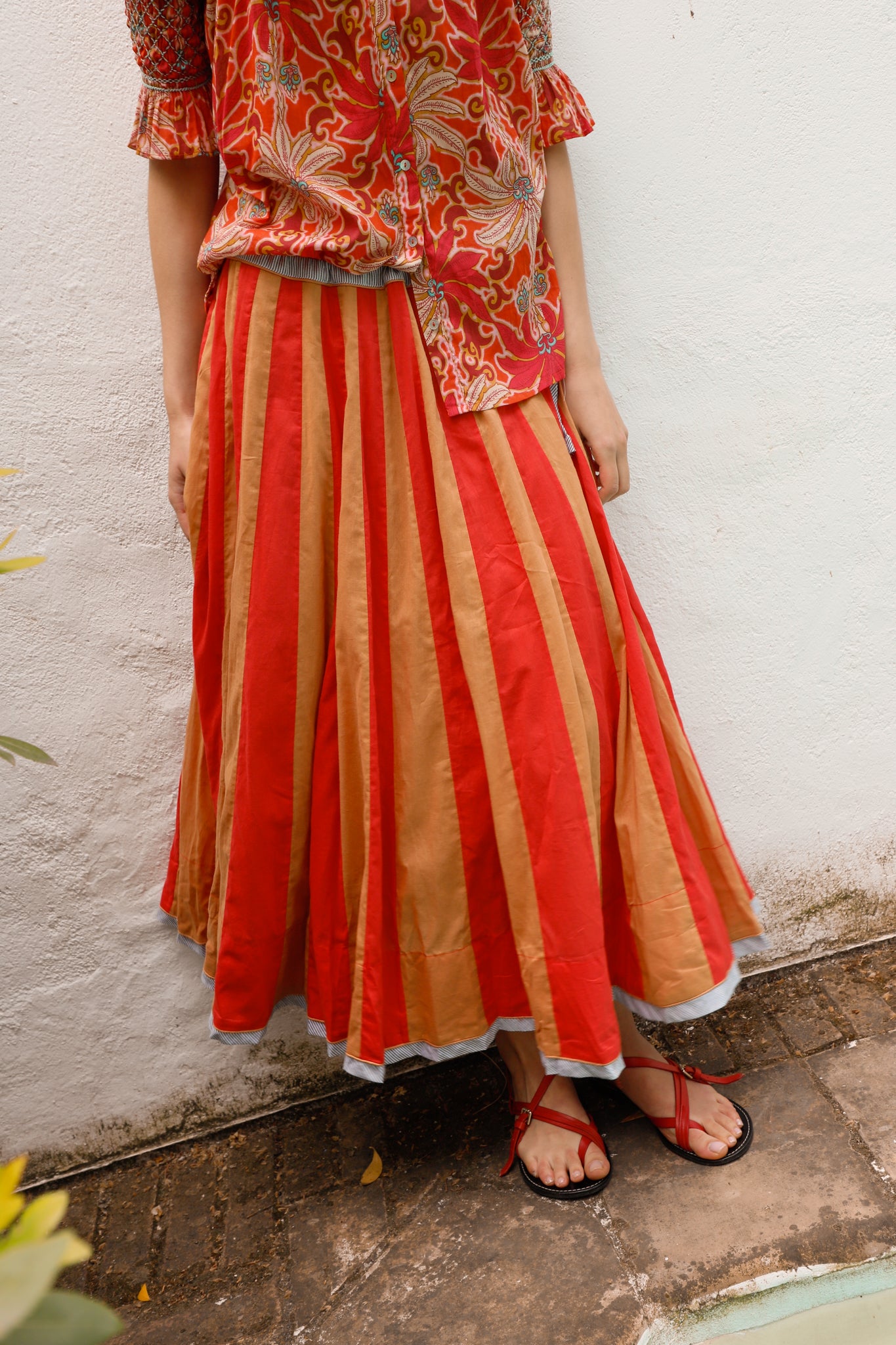 FALDA CIRCO VOILE CAMEL