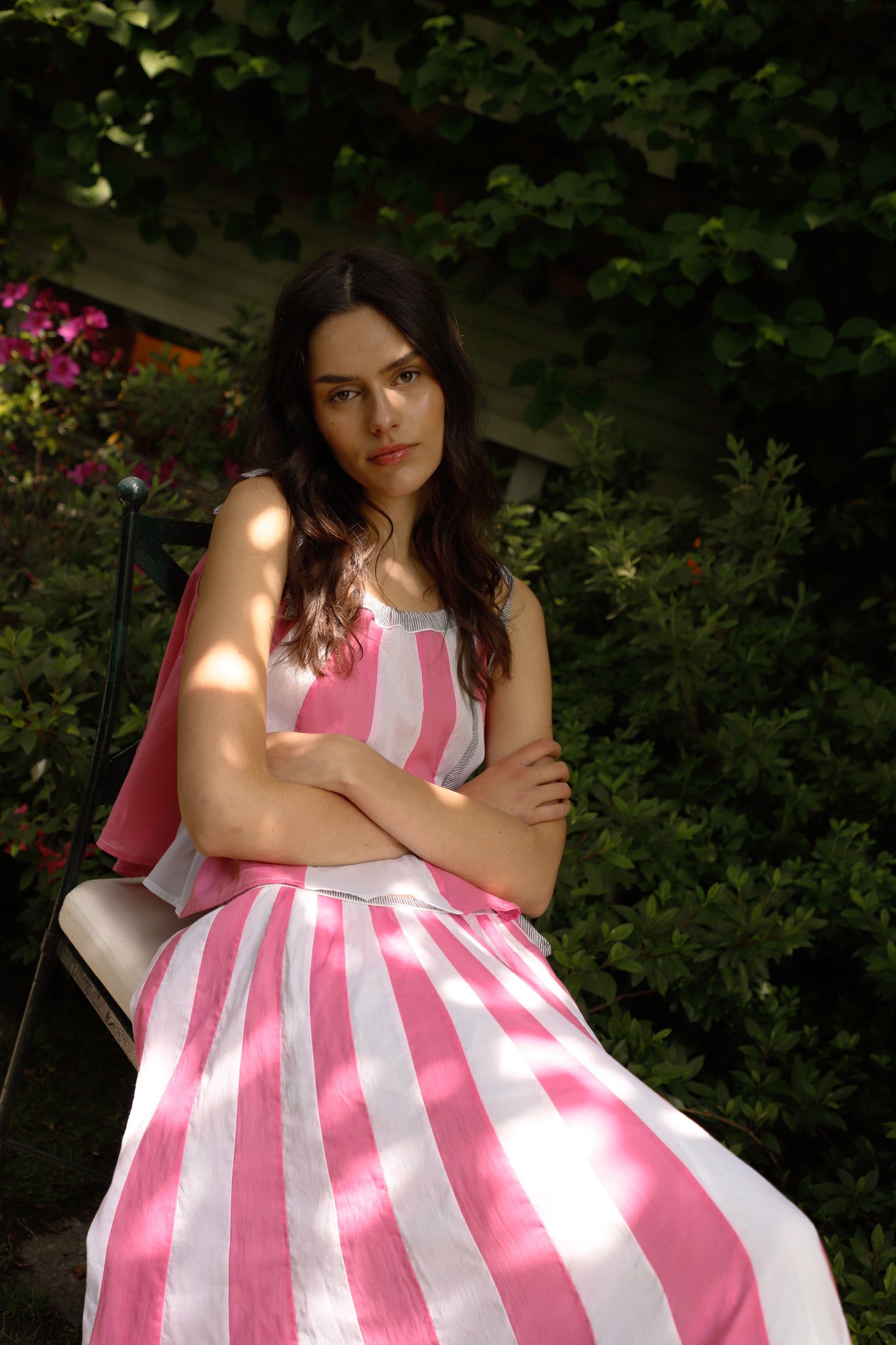 TOTAL LOOK CIRCO VOILE ROSA