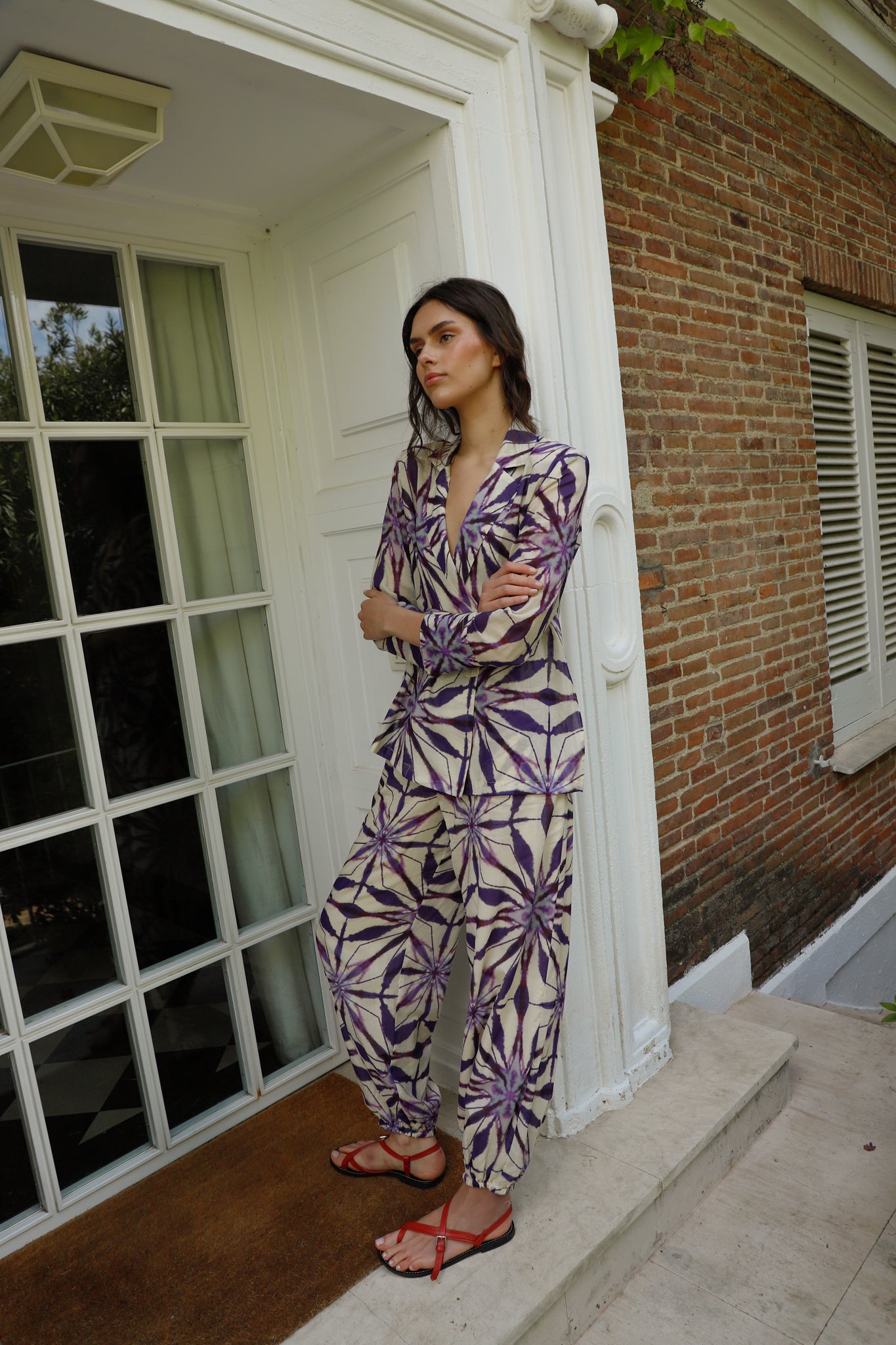 TOTAL LOOK ICON TIE DYE MORADO