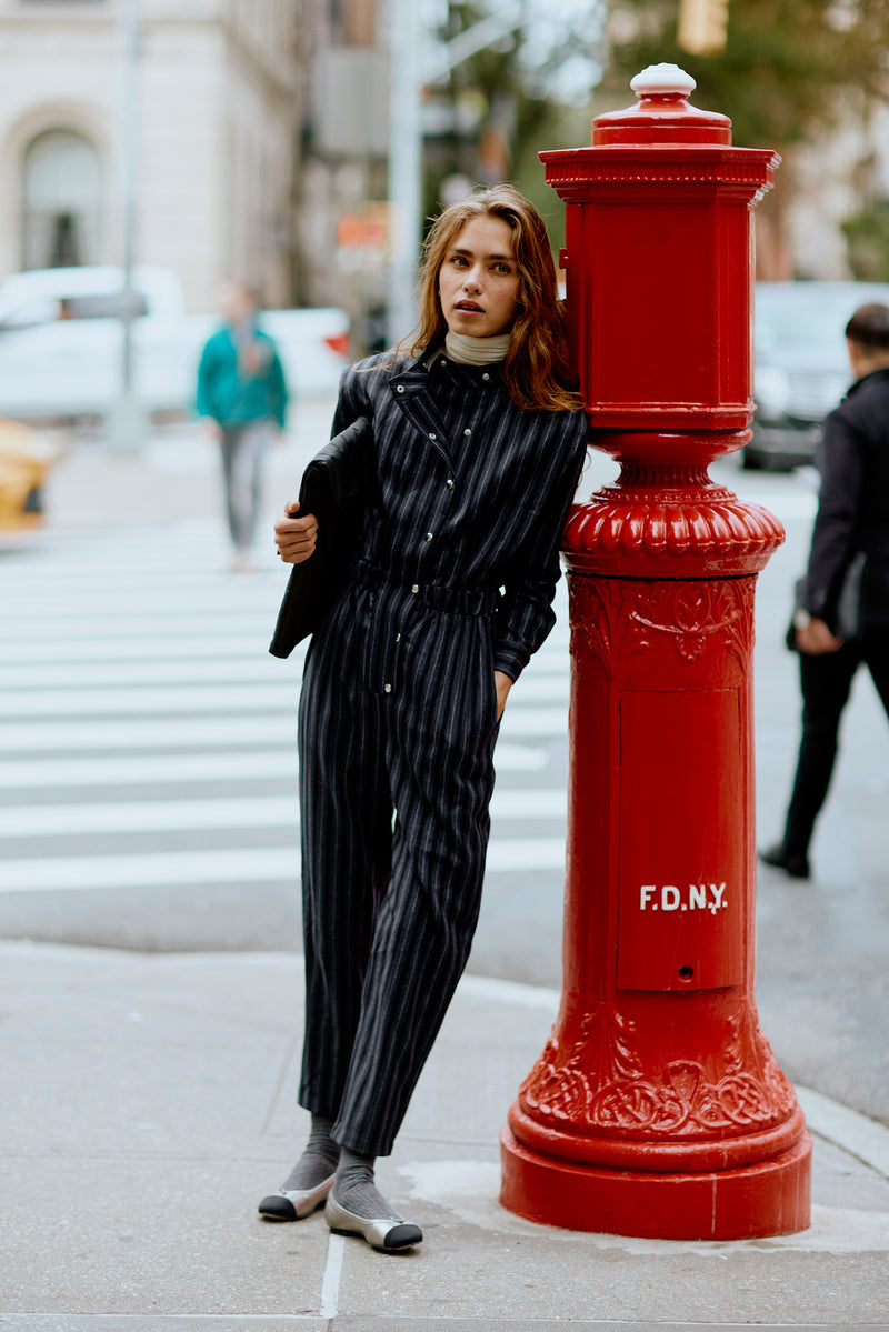 ISABELA NAVY STRIPED JUMPSUIT