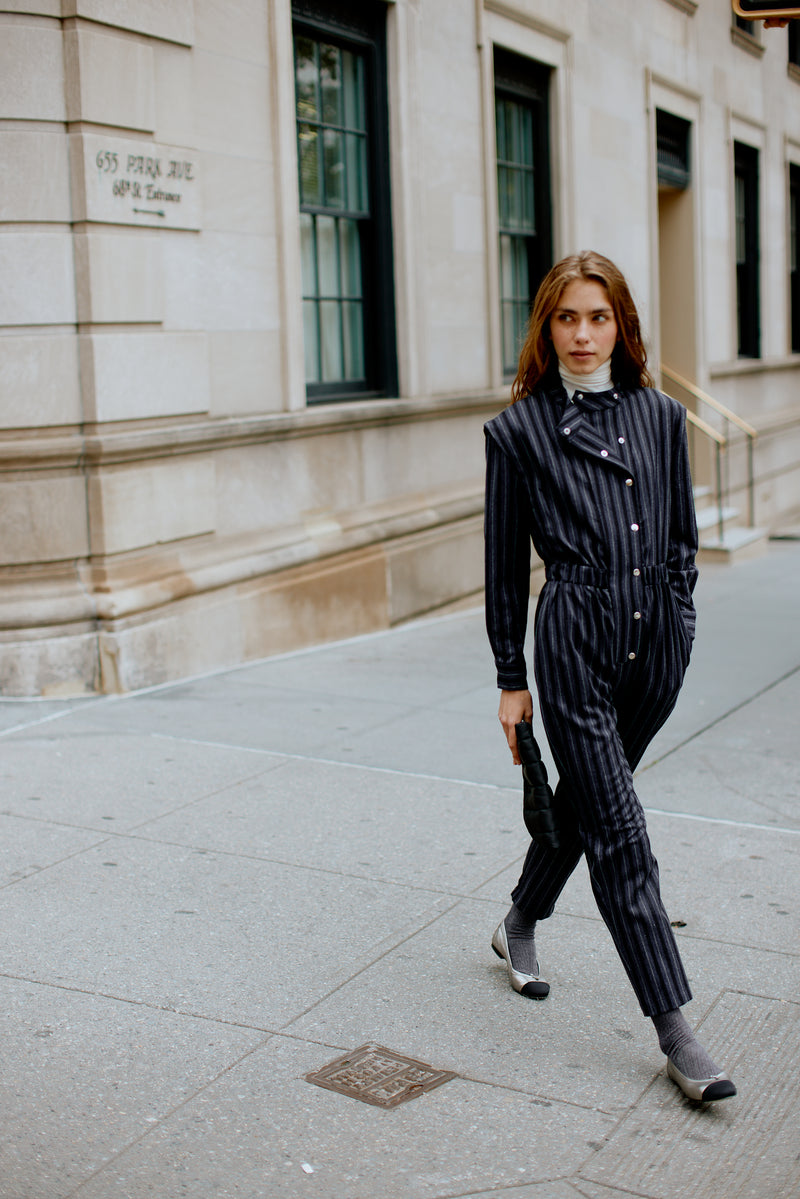 ISABELA NAVY STRIPED JUMPSUIT