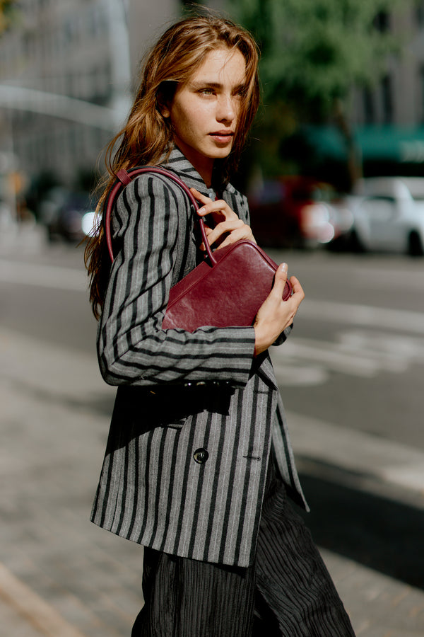 BLAZER EMILY RAYAS GRIS