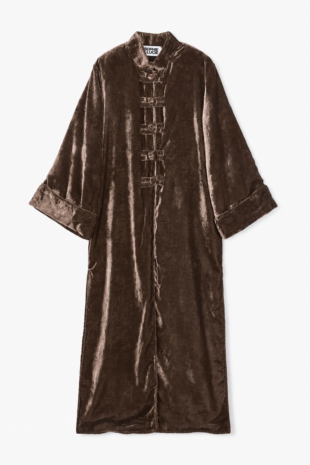 JAPON VELVET TAUPE COAT