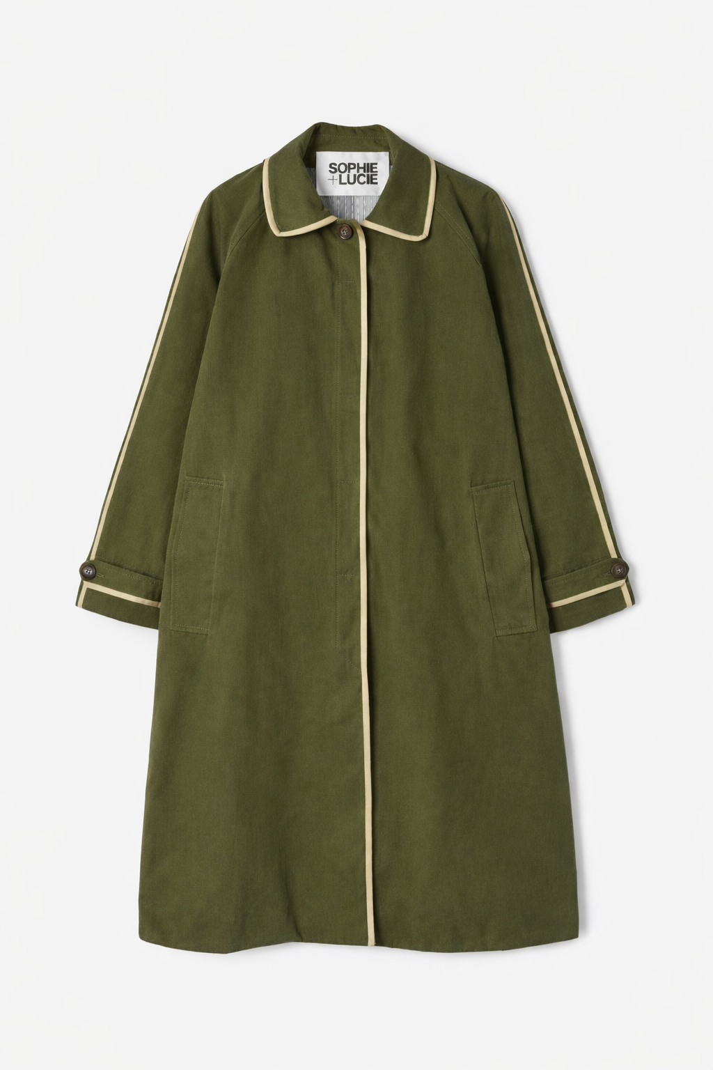 GABARDINA RIBETE LLUVIA VERDE