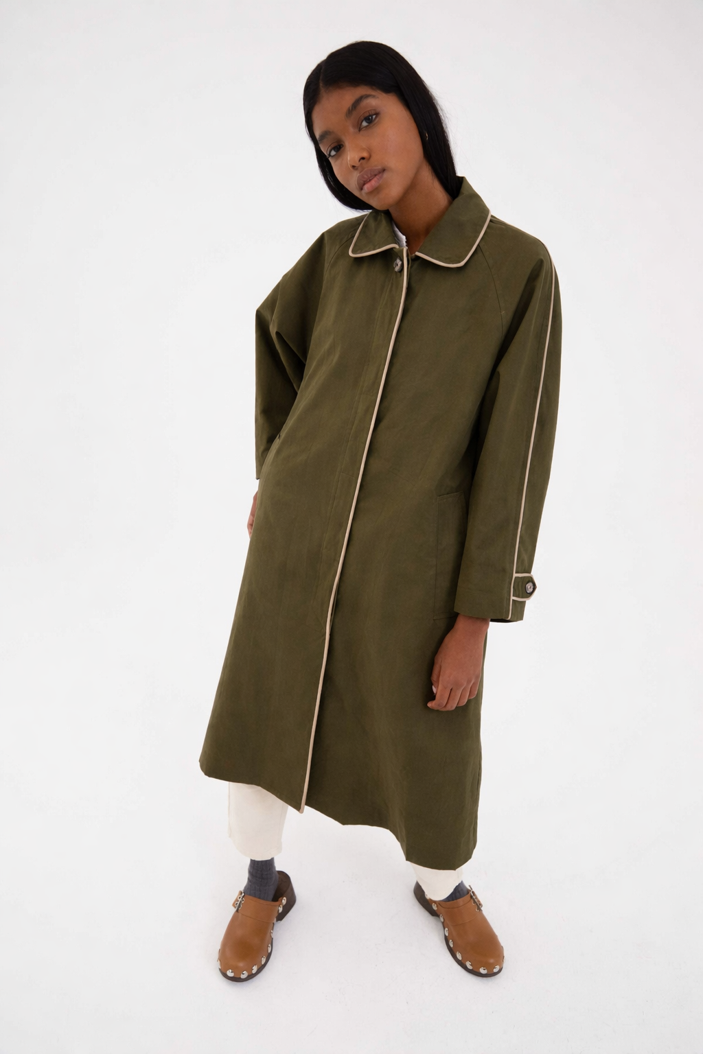 GABARDINA RIBETE LLUVIA VERDE