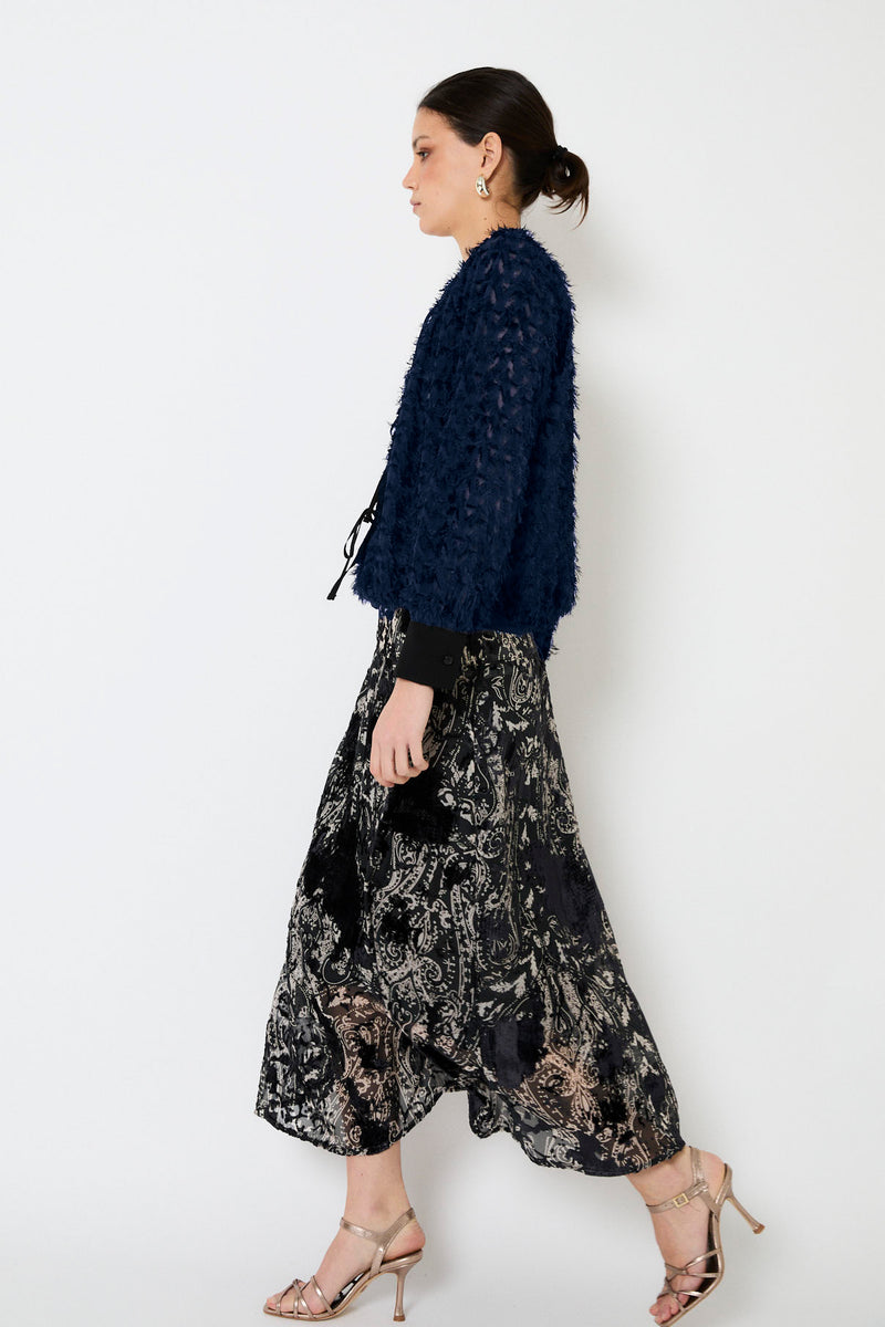 BLUSA LAZADAS PELUFO MARINO