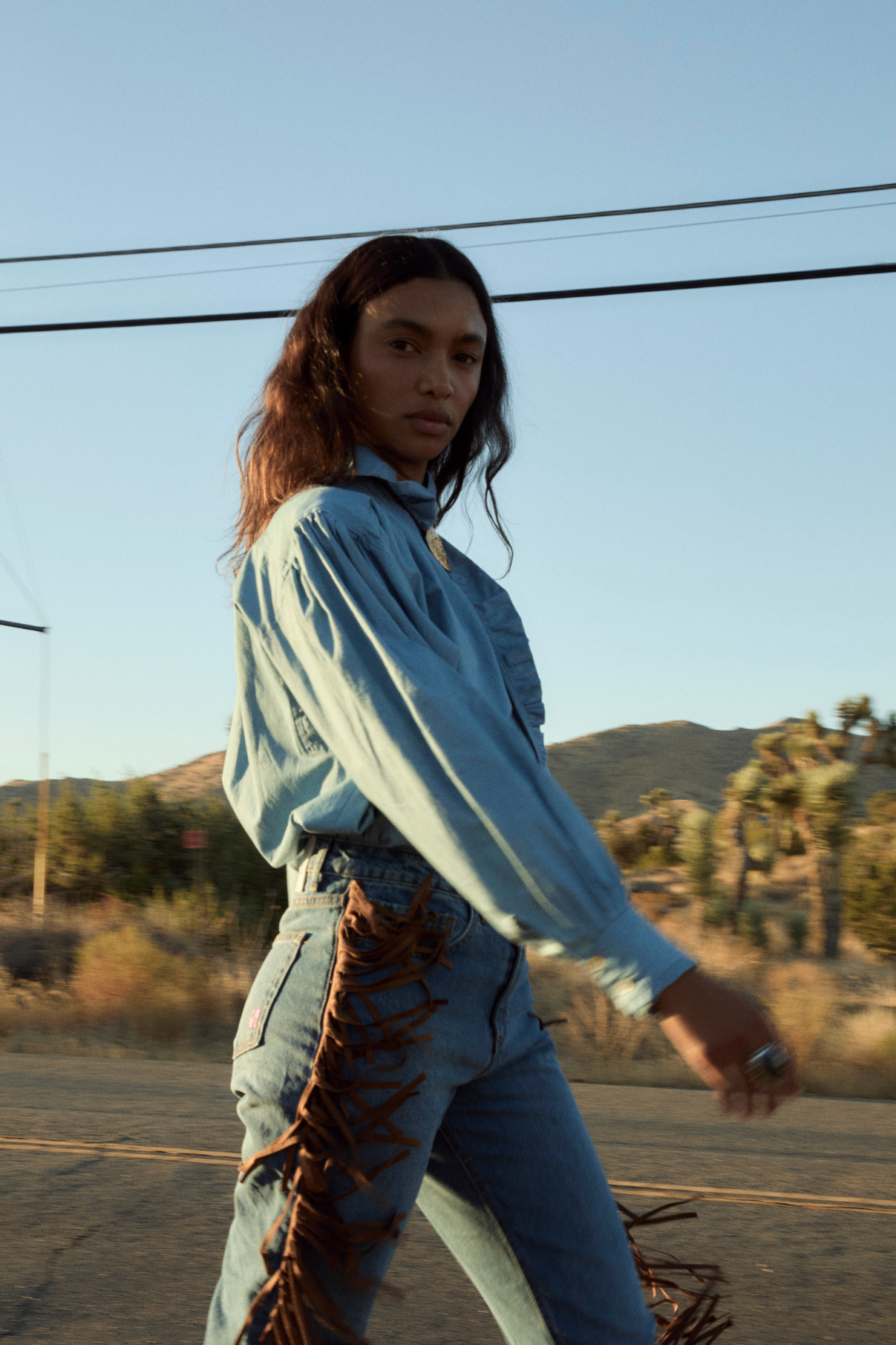 BLOUSE EN DENIM MARIBEL