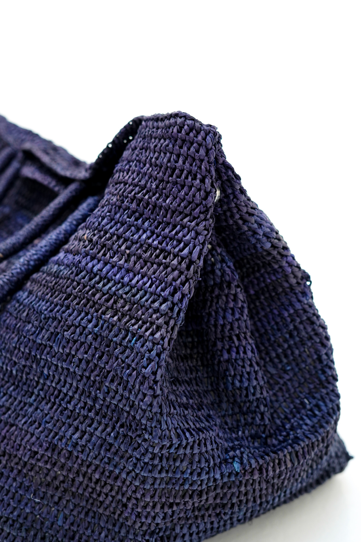 PAULA RAFFIA BLUE BAG