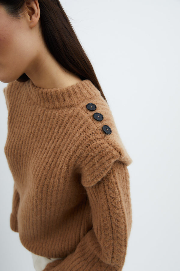SWEATER WITH CANDY BUTTONS