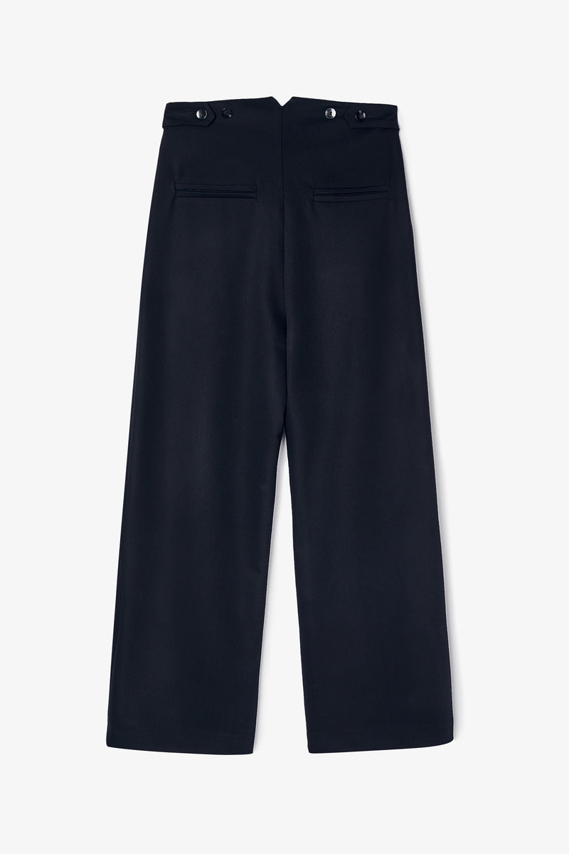 BLACK WOODY POLO TROUSERS